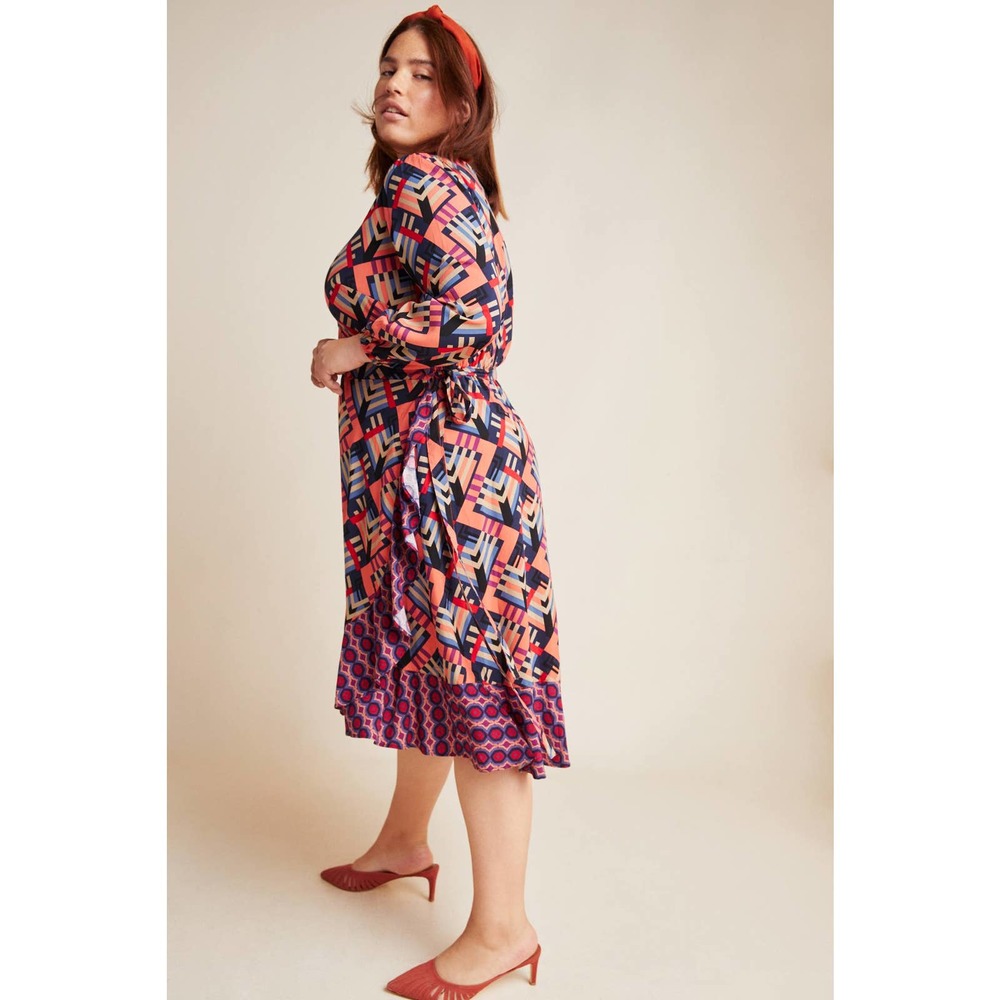New Anthropologie Amity Wrap Dress by Porridge 1X_2